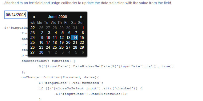 DatePicker