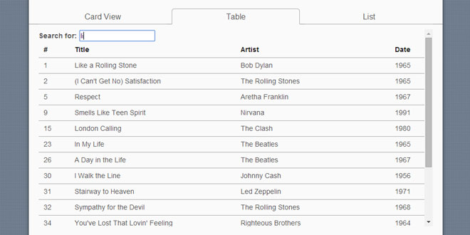 jQuery Searcher Plugin