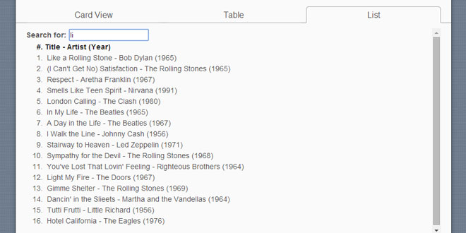 jQuery Searcher Plugin