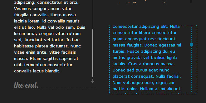 jQuery custom content scroller