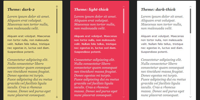 jQuery custom content scroller