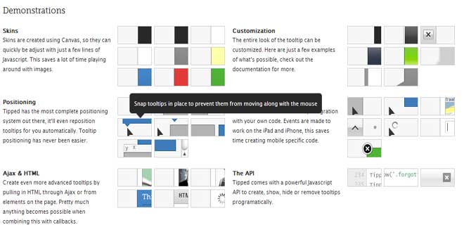 Tipped jQuery Tooltip