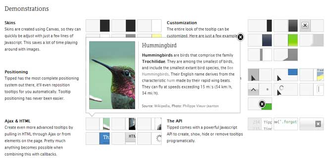 Tipped jQuery Tooltip