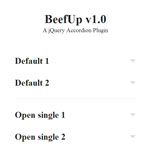 BeefUp - jQuery Accordion Plugin