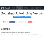 Bootstrap Auto-Hiding Navbar