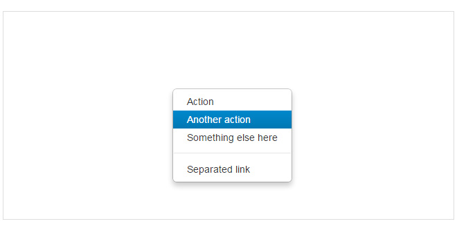 Bootstrap Context Menu