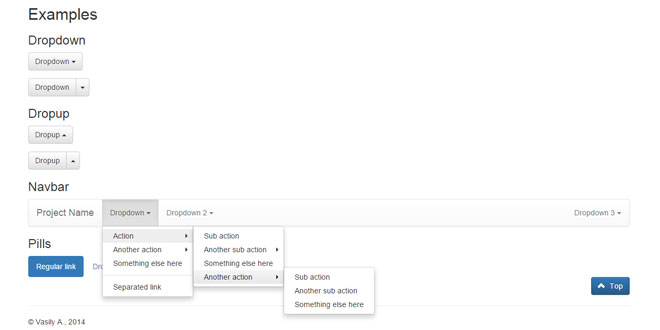 Bootstrap Sub-Menus