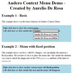 Audero Context Menu