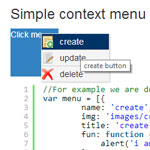 contextMenu.js - Create windows like context menu