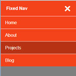 Fixed Responsive Nav