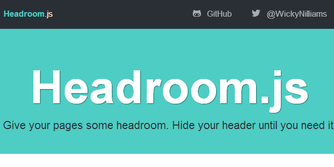 Headroom.js