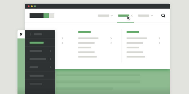 Mega-Site Navigation