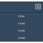Mobile menu - CSS3 responsive dropdown menu.