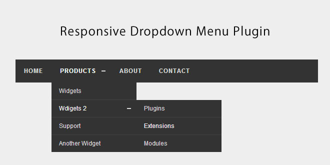 Responsive Dropdown Menu Plugin