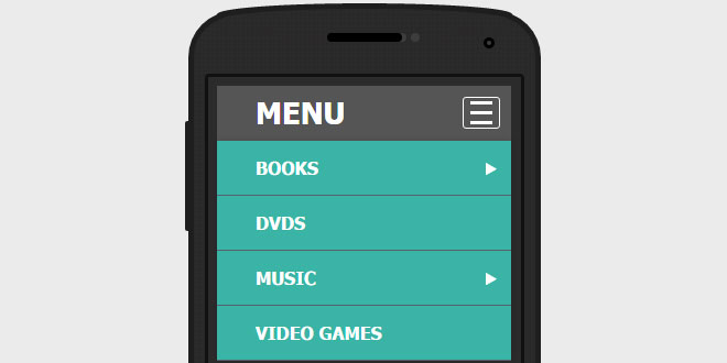 Responsive multi menu