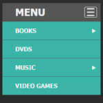 Responsive multi menu