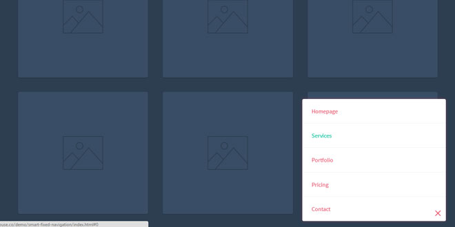 Smart Fixed Navigation