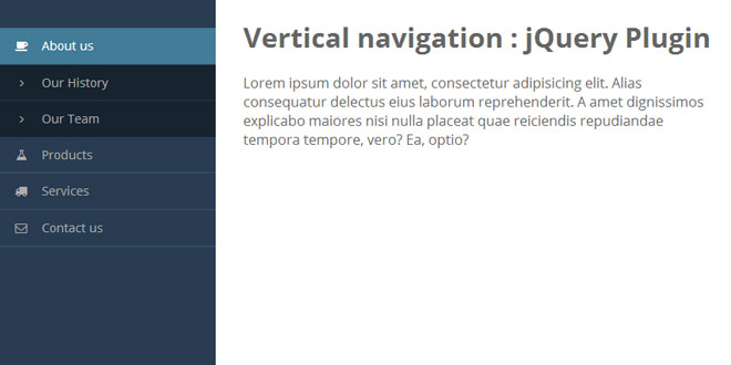 Vertical navigation