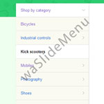 waSlideMenu - Makes website menu slide like a pro