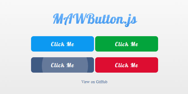 MAWButton - A ripple button inspired