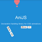 AniJS - Declarative handling library for CSS animations