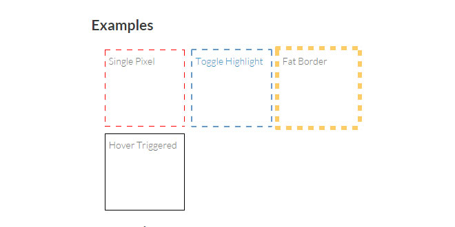 jQuery Animated Border