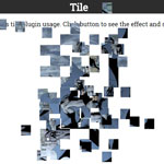 jQuery Animations Tile