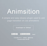 Animsition - Add page transition on css animations