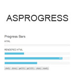 jQuery asProgress - Animate the progress bar.