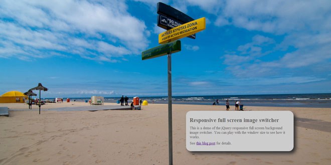 jQuery Unobtrusive Background Image Switcher