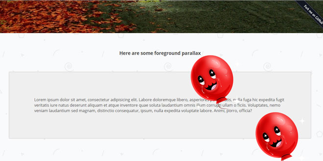 Enllax.js - Parallax scrolling effect