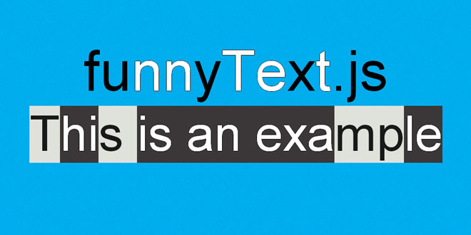 FunnyText.js - Funny and crazy moving texts