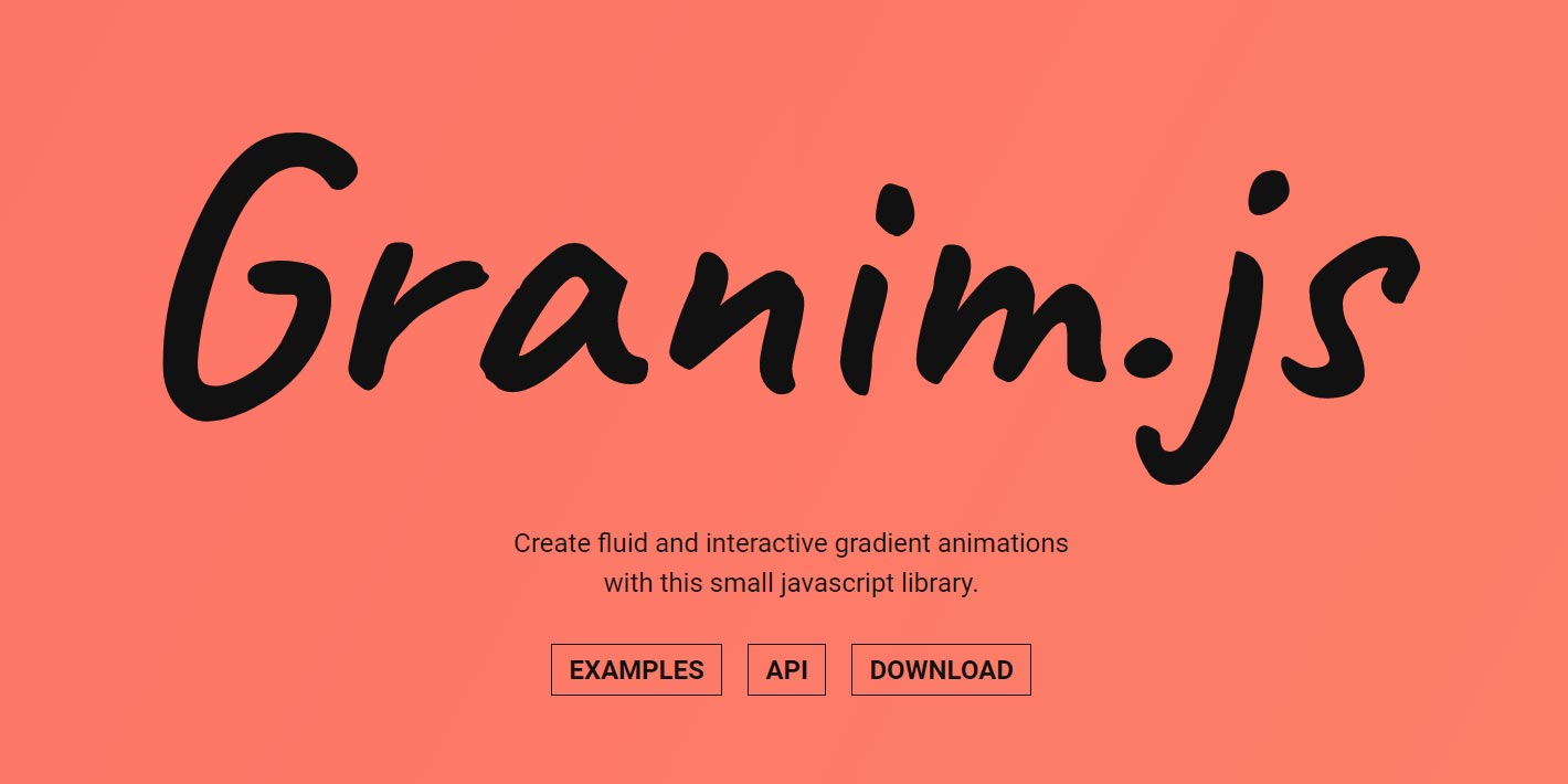 Granim.js - Create fluid and interactive gradient animations
