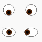 jqEye - Make eyes that follow the mouse