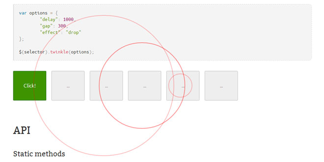 jQuery.twinkle - Draw your visitor's attention