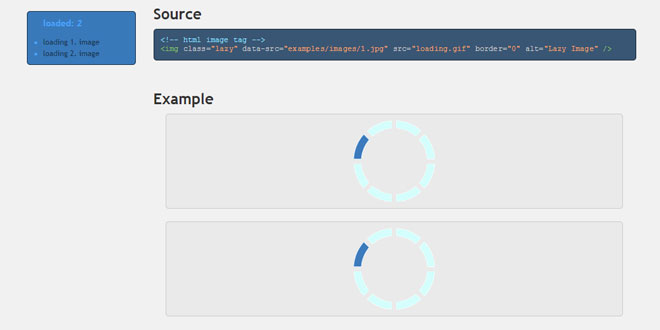 Lazy - Delayed image loading plugin