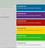 jQuery Notific8 - Notifications introduced in Windows 8