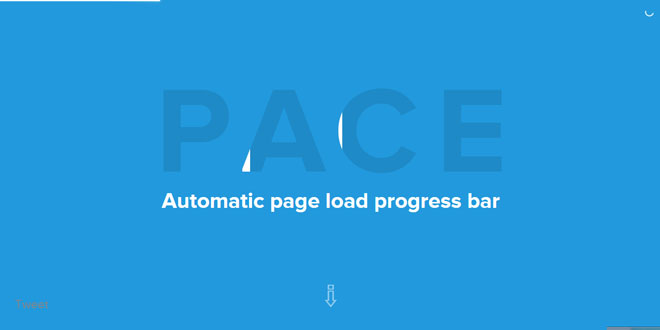 Pace - Automatic page load progress bar