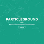 Particle ground -  Snazzy background particle systems