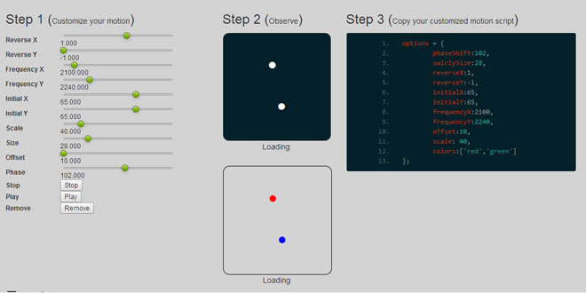 Zero byte - Loading motion generator
