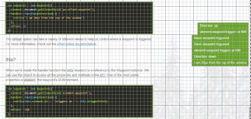Waypoints - Easiest way to trigger a function