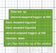 Waypoints - Easiest way to trigger a function
