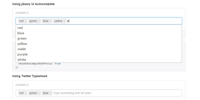 Bootstrap Tokenfield - jQuery tagging / tokenizer input plugin