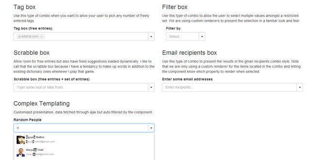 MagicSuggest - Multiple Selection Combo Box