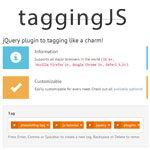 taggingJS - jQuery plugin to tagging like a charm