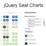 jQuery Seat Charts Plugin