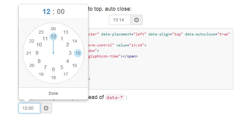 ClockPicker - clock-style timepicker ClockPicker - clock-style timepicker