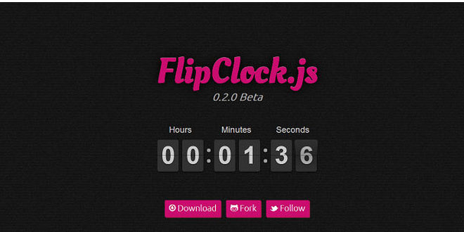 FlipClock.js
