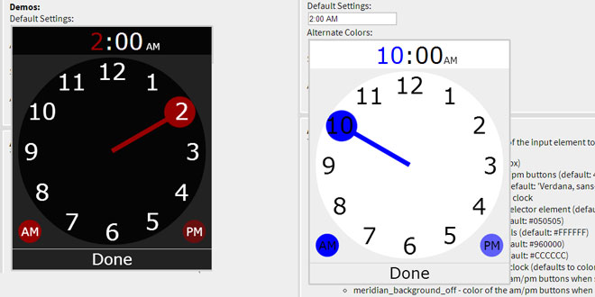 KitKat Clock jQuery Plugin