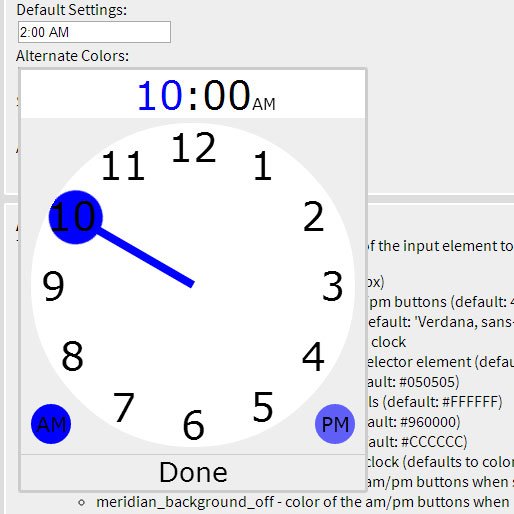 KitKat Clock jQuery Plugin